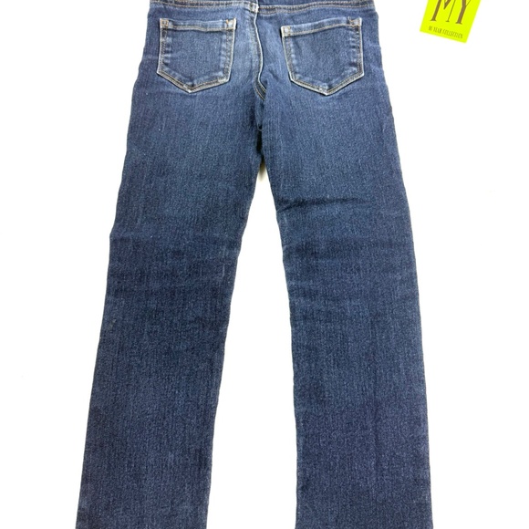 Cherokee Girls Dark Wash Skinny Jeans Size 5T – Distressed Knee - Picture 6 of 7